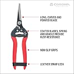 Corona AG4940 Long Curved Snip, Tempered Steel