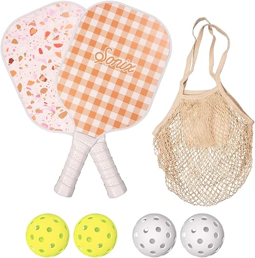 Sonix | USAPA Approved | Pickleball Paddles Set of 2 | Fiberglass Surface Pickleball Set with 2 Rackets, 4 Balls, & Bag
