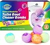 Toilet Bowl Cleaners - 15 Pack Fizzy & Colorful Splash Toilet Bowl Cleaner Bombs, Natural Toilet Bowl Cleaner Tablets for a Fresh and Sparkling Toilet, Household Cleaning Essential