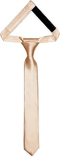 Ladeheid Kids Tie for Boys – Stylish Shiny Look, Pre-tied with Hook and Loop Closure, Perfect for Special Occasions – Styl…