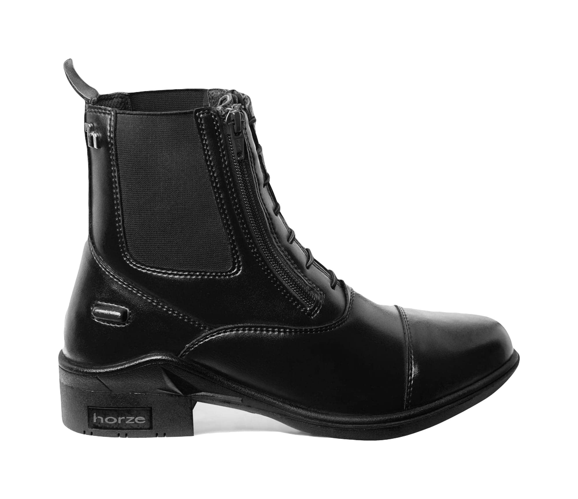 HORZE Kingston Jodphur Bottines d'équitation pour femme avec double fermeture éclair