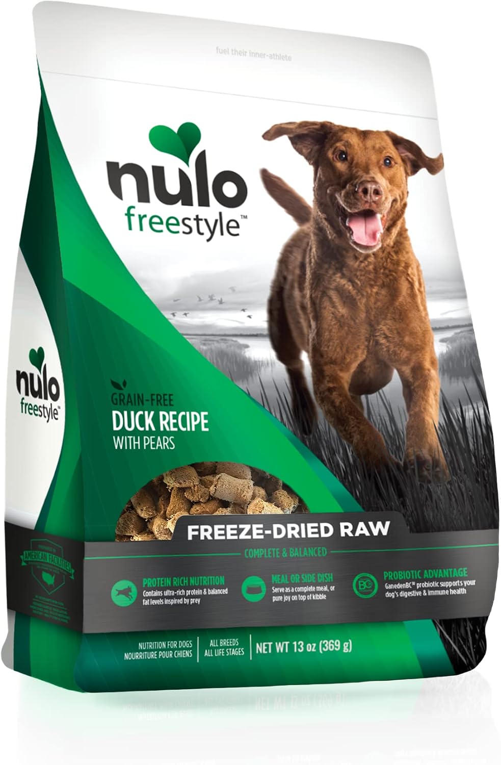 Nulo Freeze Dried Dog Food: Freestyle Freeze-Dried Raw Dog Food - Natural Grain Free Formula with GanedenBC30 Probiotics for Digestive…