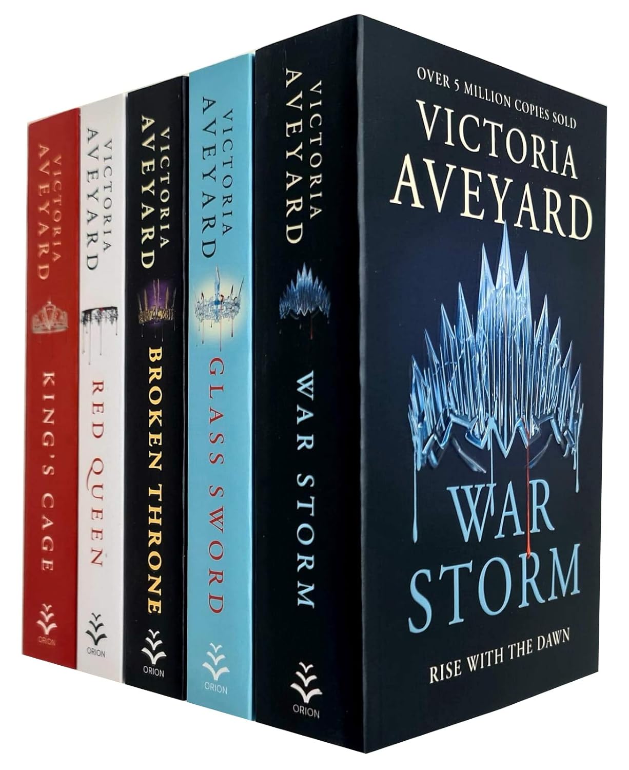 Victoria Aveyard Red Queen Series 5 Books Collection Set (Red Queen