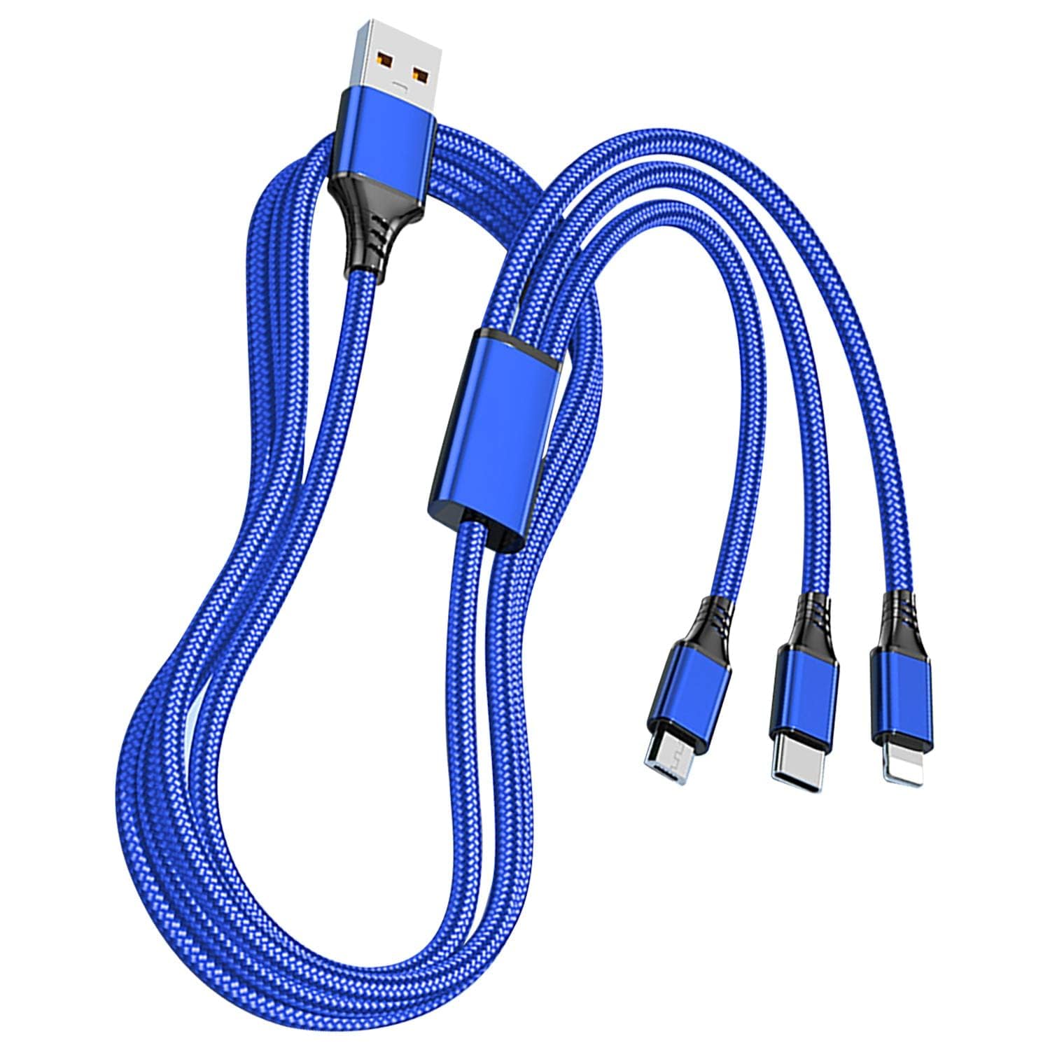 See full amazon price history chart for UBRONIK®️ Strong Blue 3 in 1 Charging Cable Nylon Braided Multiple USB Fast Charging Cable, Compatible For All Smartphone, iphones And Android, iOS and Type C Devices- Not For Data Transfer UBRONIK®️ Strong Blue 3 in 1 Charging Cable Nylon Braided Multiple USB Fast Charging Cable, Compatible For All Smartphone, iphones And Android, iOS and Type C Devices- Not For Data Transfer (B0D3XXBPWP) Amazon Price History, Amazon Price Tracker