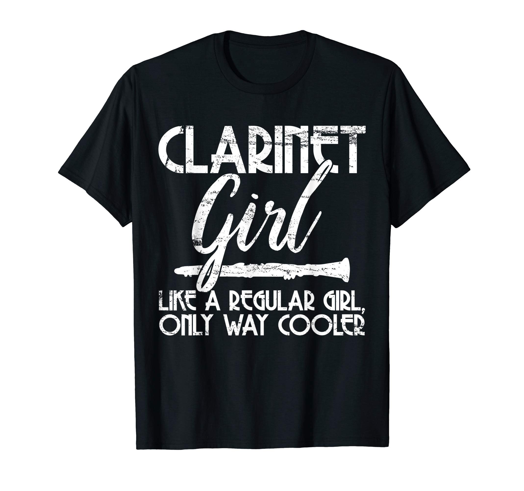 Great Gifts for People Who Love ClarinetsClarinet Girl Music Instrument Funny Vintage Gift T-ShirtOEKO-TEX STANDARD 100