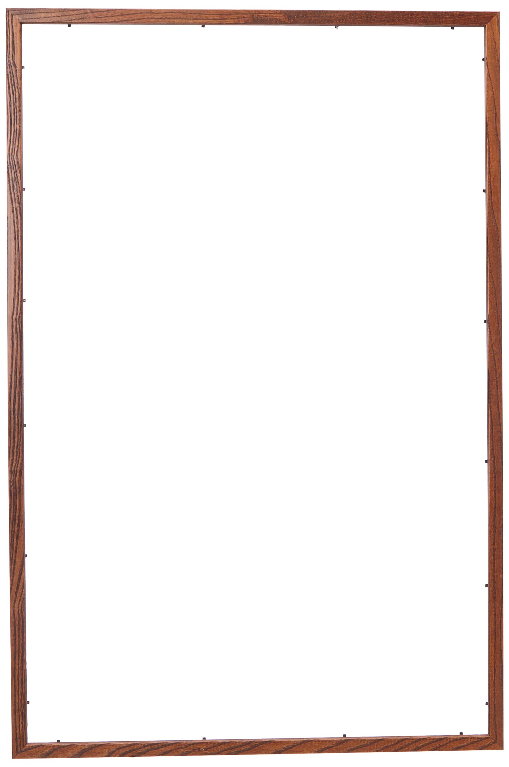 ArtToFrames 22x34 inch Walnut on Red Oak Wood Picture Frame, 2WOM0066-1343-YWAL-22x34