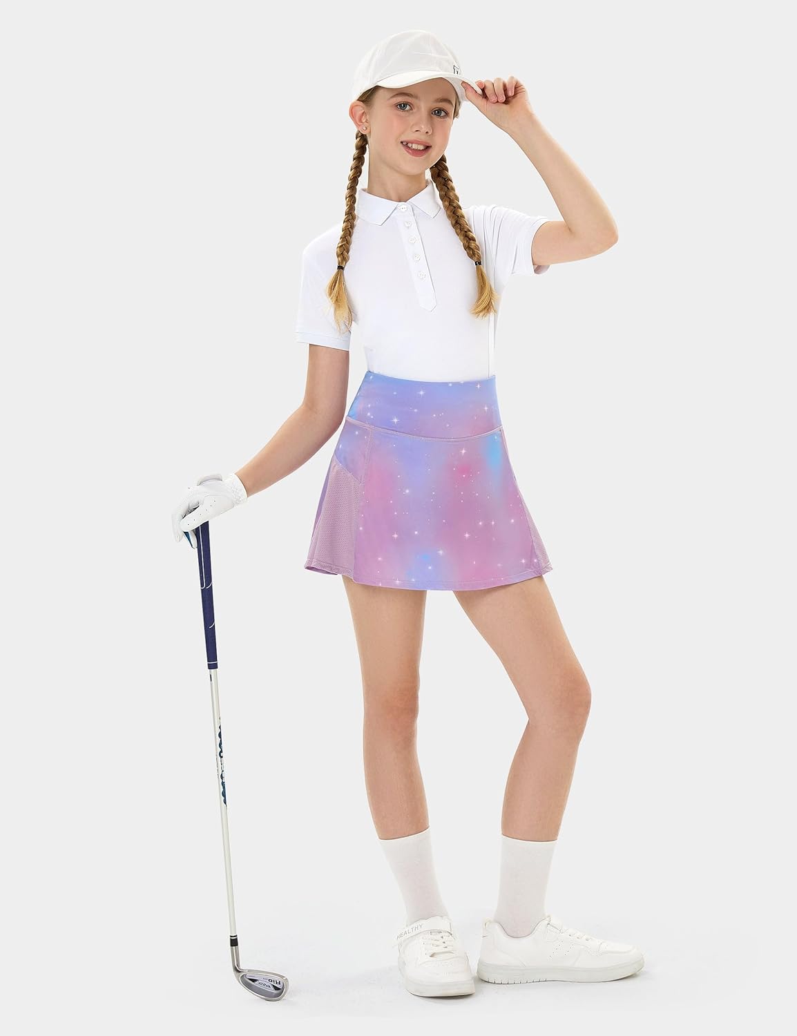 FitsT4 Sports Girls Equestrian Shirt Short Sleeve Horse Riding Polo Shirts Button UP Horseback Show Shirt - Image 7