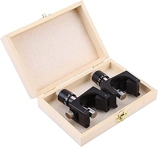 Strumento per la lavorazione del legno dell'incastonatore del calibro delle maschere di regolazione della lama della pialla da 2 pezzi con scatola di legno