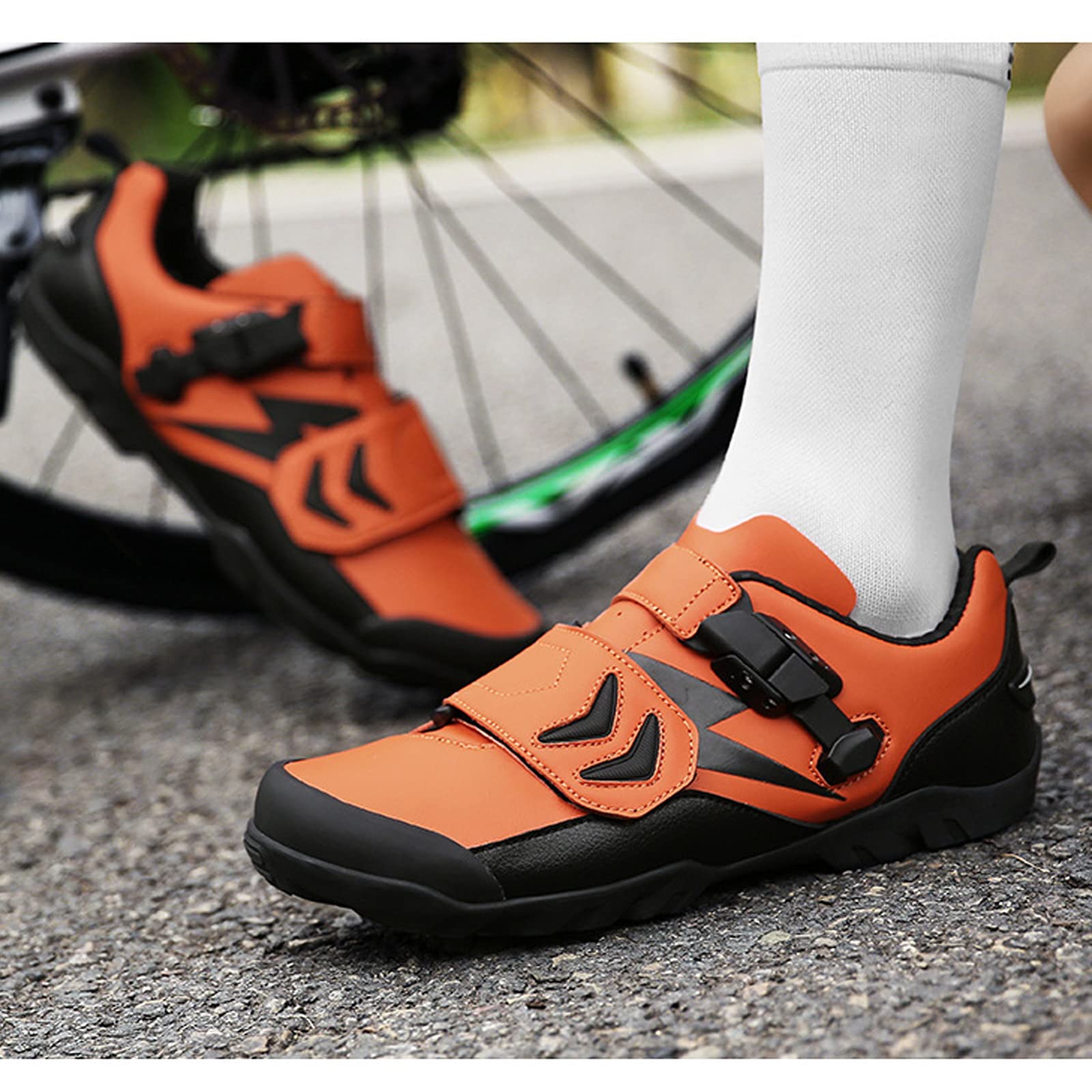 Amazon.co.jp: 男性用および女性用の滑り止めサイクリングシューズ