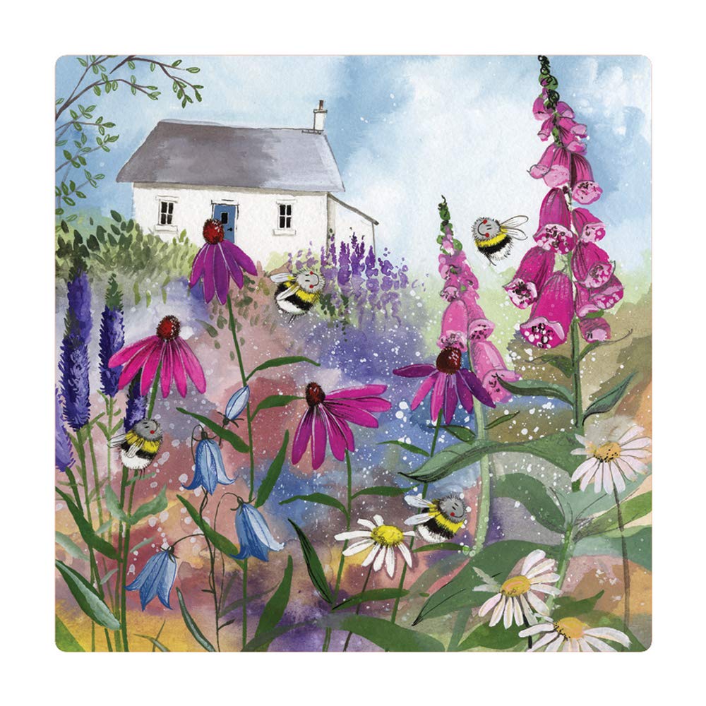 Alex Clark Art Multicolor Alex Clark Bee Garden Fridge Magnet