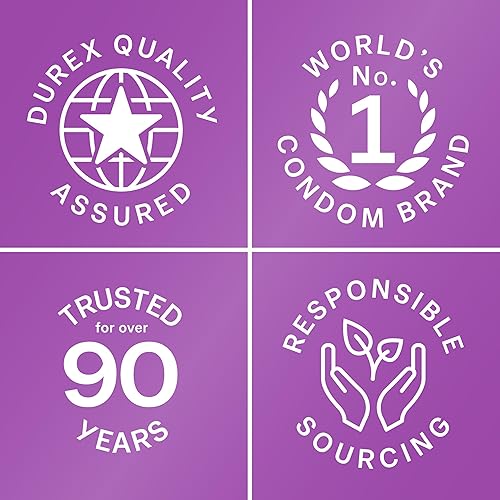 Miniatura 5 de Durex - Paquete Adventure de condones, lisos y estriados, a granel, preservativos de látex de ajuste regular (Durex Extra Sensitive Smooth,