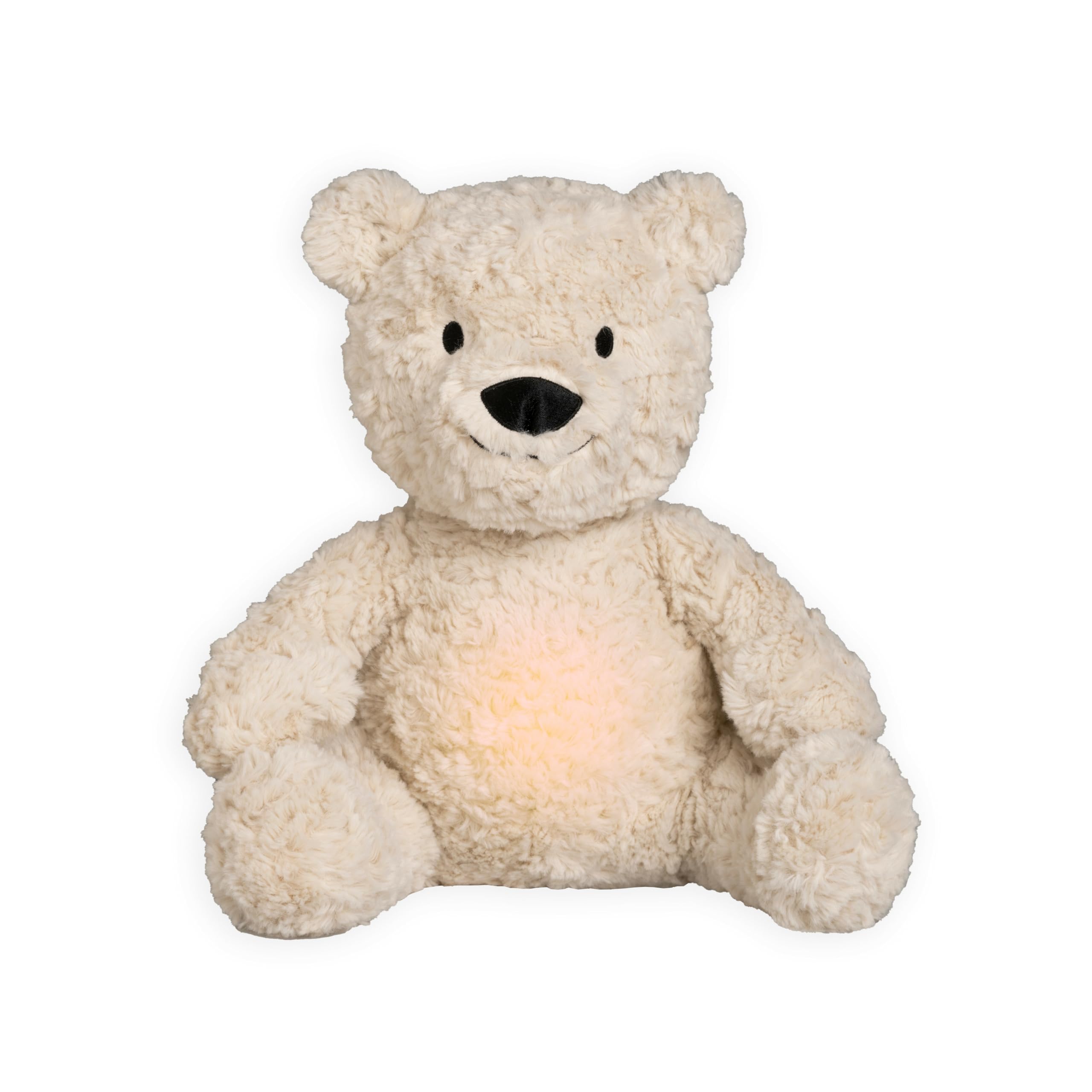 Baby's Only - Bo the Teddy Bear with Sleep Trainer - Baby Night Light with White Noise - Cry Sensor - Sleep aid for Baby - for Girls and Boys - Newborn & Baby Gifts - Warm Linen
