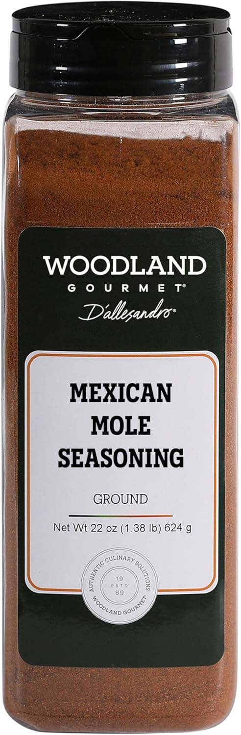 Mexican Mole Seasoning, 22 oz – Authentic Mole Spice Blend & Sauce Starter for Mole Sauce, Enchiladas & Braised Meats