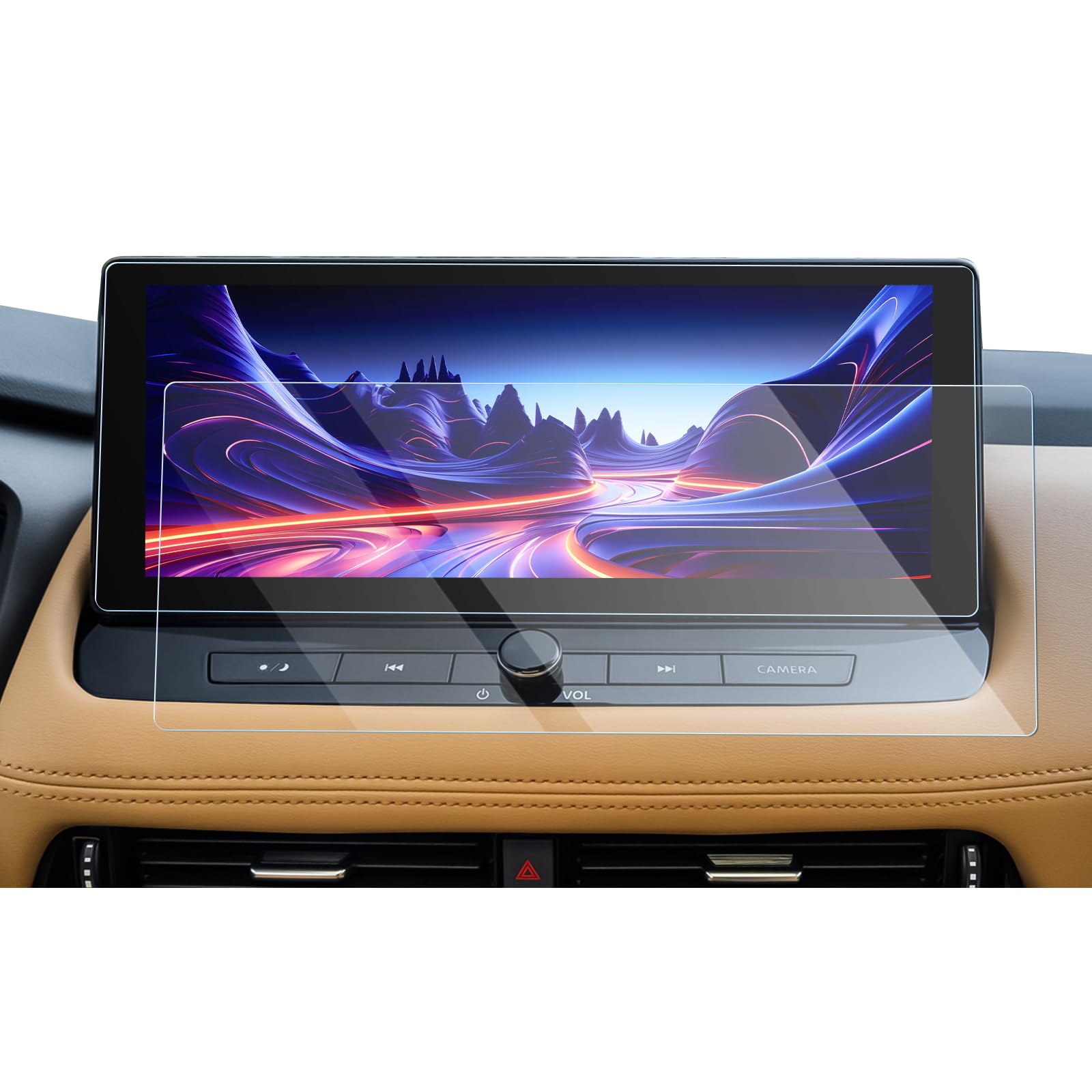 CDEFG Compatible con Nissan Qashqai J12/Juke 2024 Facelift/X-Trail T33 e-POWER 2021-2024 12,3 pulgadas Navigation AR Protector de pantalla antirreflectante GPS Protector de pantalla Accesorios