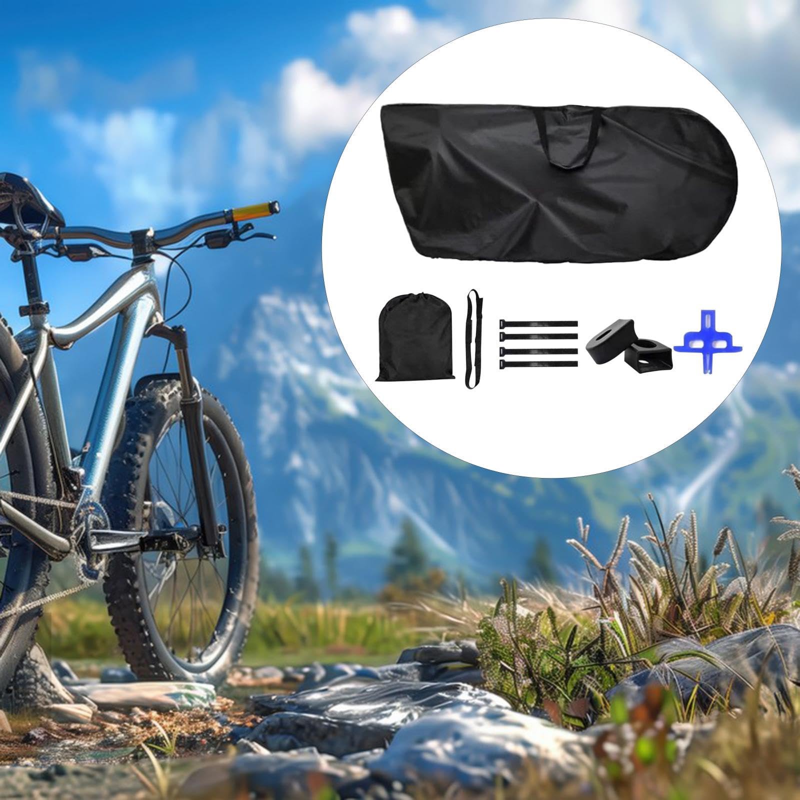 Fahrradtransporttasche, Trägerschutzhülle, Aufbewahrungstasche für Fahrräder, Reisekoffer für Züge, 27,5 Zoll, Fahrrad, Auto, Versand