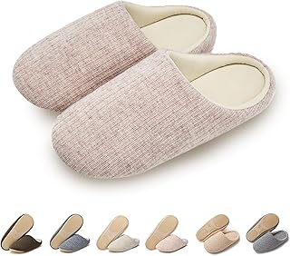 [SIVAN] 【足が疲れない】 ルームシューズ スリッパ 冬用 【あたたかくて、ふわふわ・静音効果・ 滑り止め加工・吸湿保温性】 通気防臭 床傷つけない 室内履き 温かいスリッパ 防滑 防寒 洗濯可 秋冬 あったか 和風 来客用 男女兼用