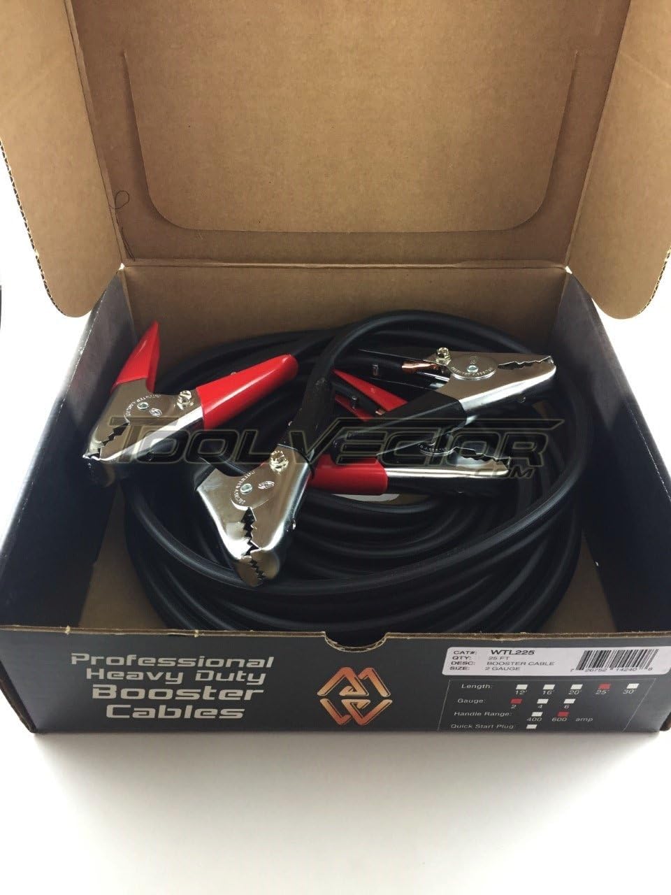 Mize USA 2 GA 25 Foot Heavy Duty Booster Jumper Cables Made in USA