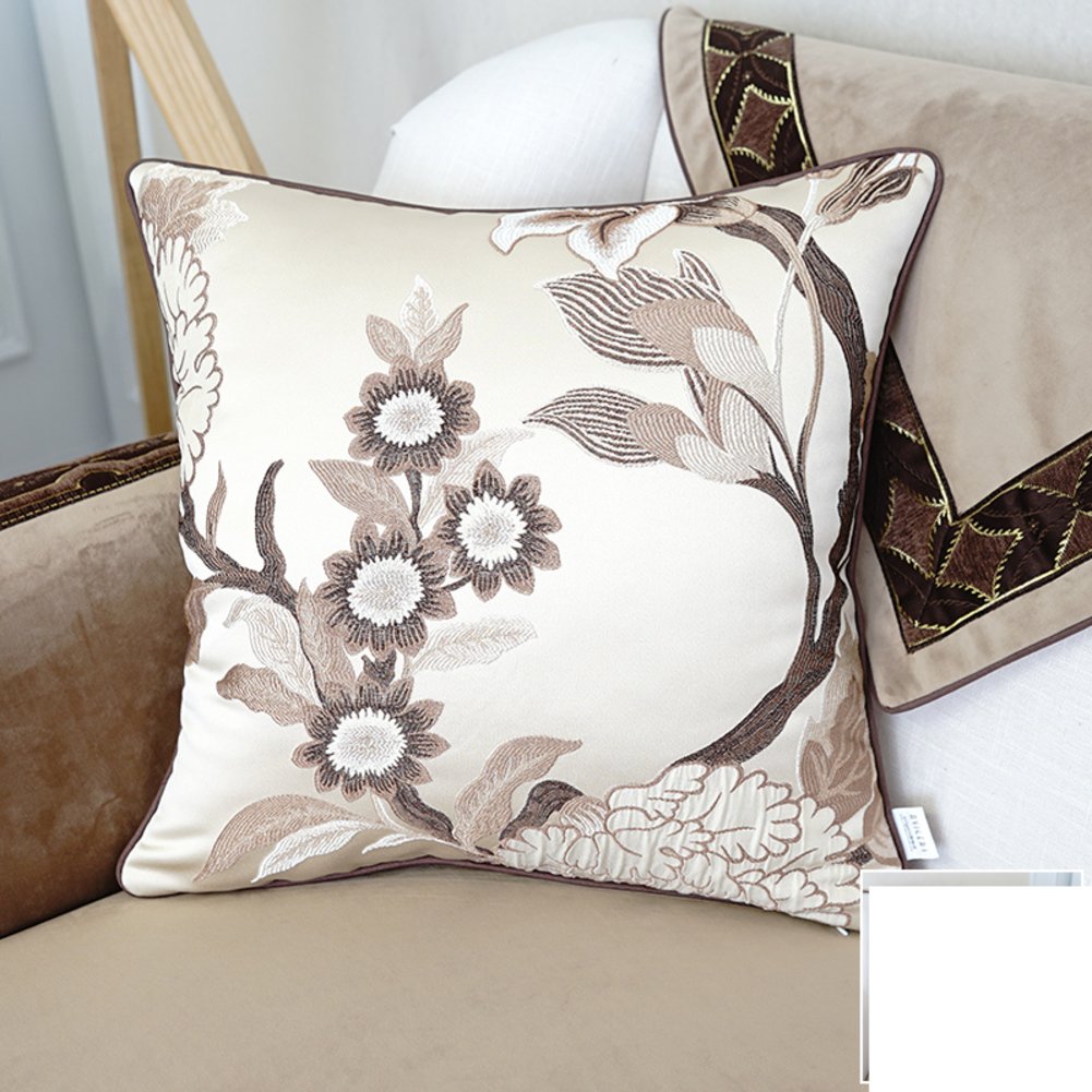 Coussin minimaliste en coton PP 50x50cm pour decoration canape