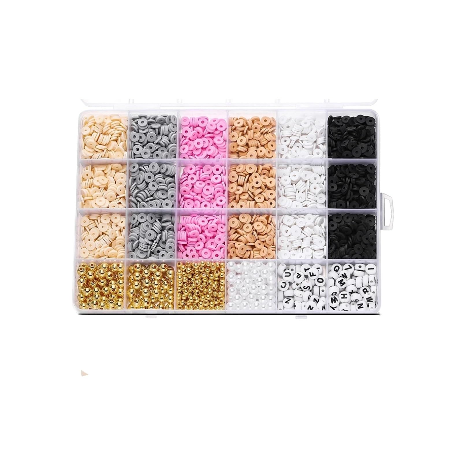 Senyoi DIY Beads kit DIY Polymer Clay Bead Bracelet Kit(Set 01)