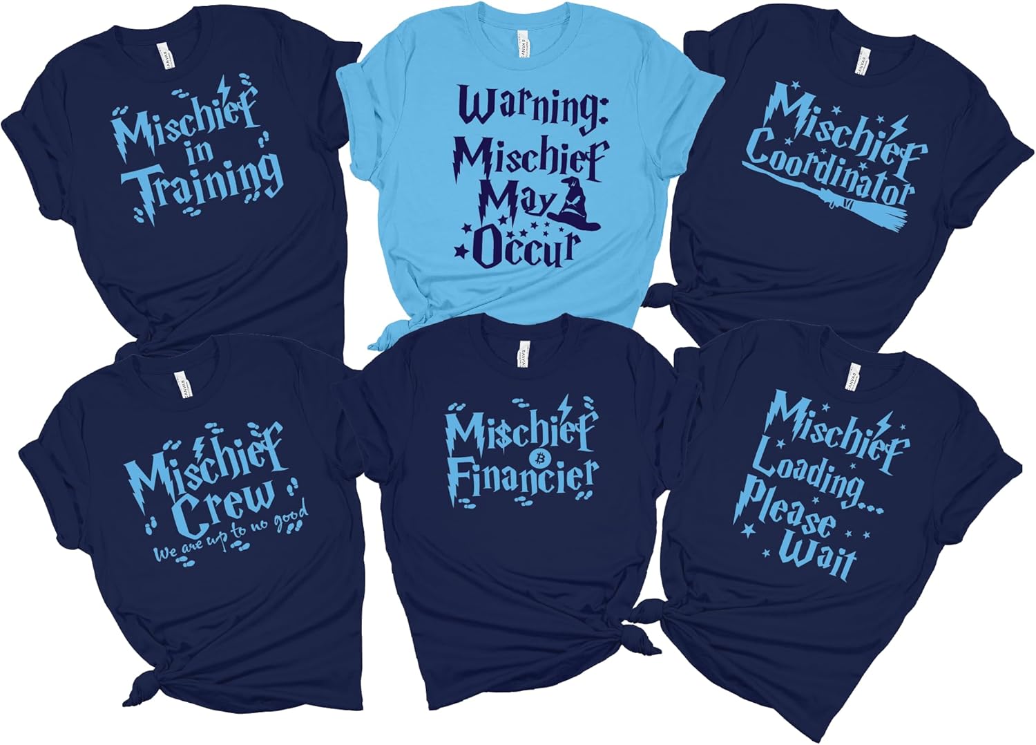 Birthday Party Shirts, Mischief Crew T-shirt, Bday Wizard Tees, Birth-day Witch shirtss, I Swear its my Birtday, Universal Shirts, Universal Family Shirts, Mischief Manager Shirt, Vacation Tees - Image 3