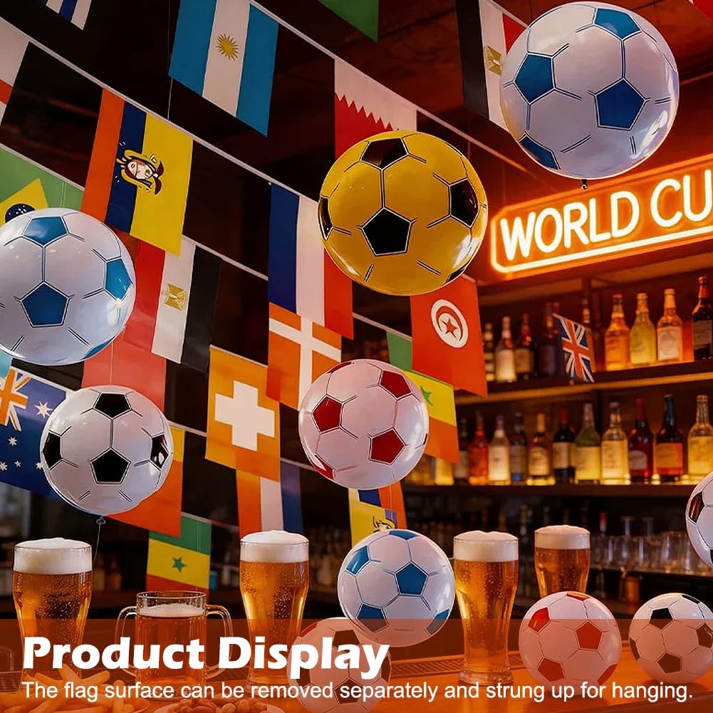 42 banderas de países pequeñas para decorar, mini banderas de mano de tela de doble cara, banderas mundiales para fútbol, eventos deportivos, fiestas, decoración del hogar y bar