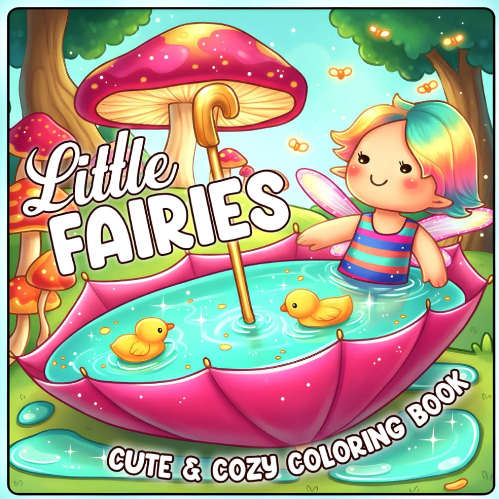 Fantasy Woodland Coloring Book: Cute & Cozy Coloring Pages Featuring Adorable Forest Friends and Magical Moments for Teens Adults Creativity