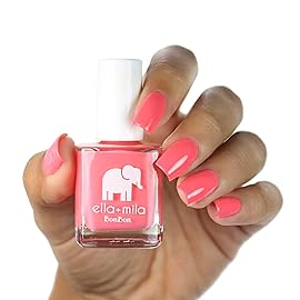 ella+mila Professional, Quick Dry, Long-Lasting & Chip-Resistant Pink Nail Polishes (Sweet Tooth - 0.45 fl oz)
