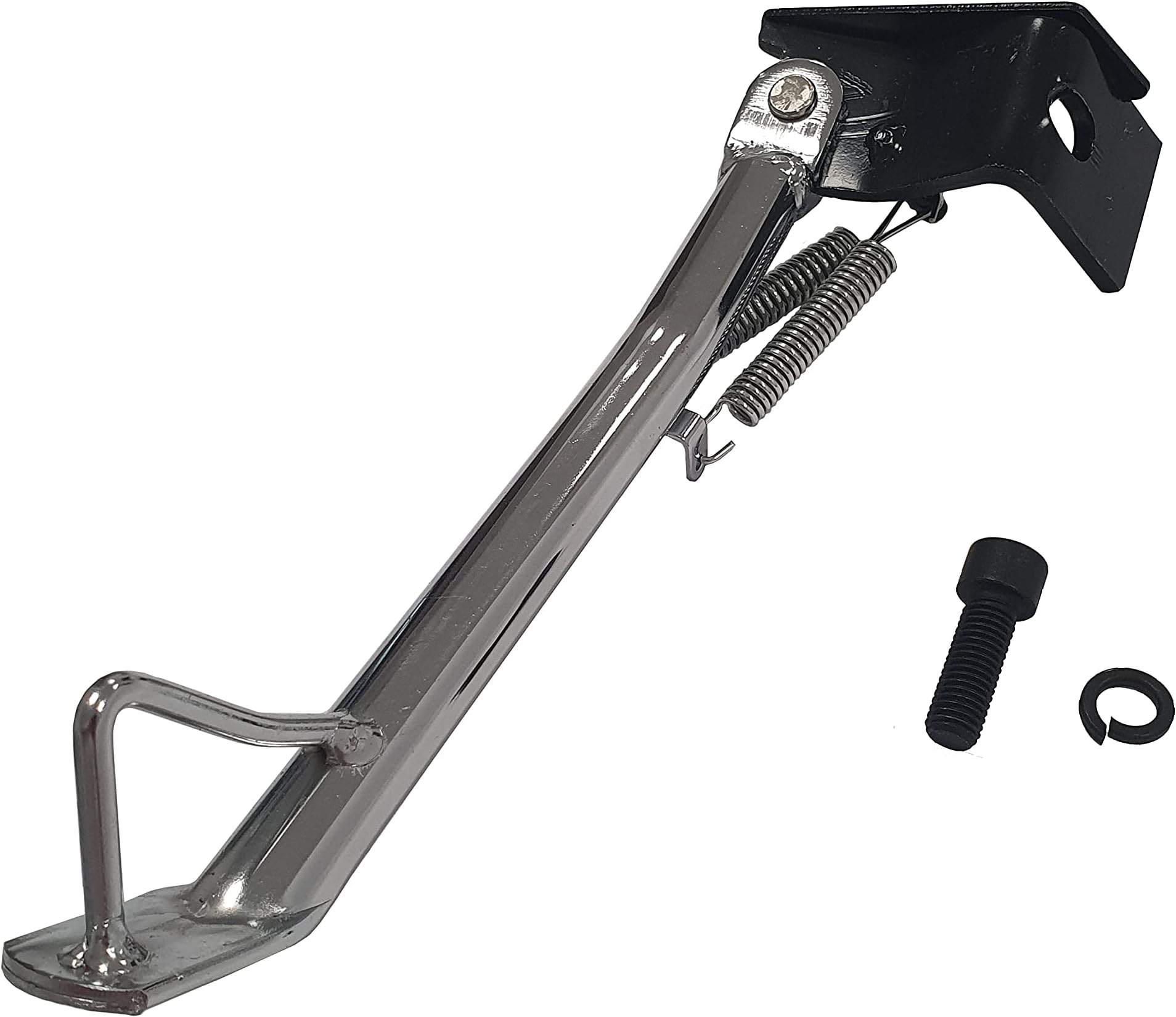 Cavalletto Laterale Cromato Per Malaguti F12 – ONE By CAMAMOTO, Resistente E Durevole, Angolazione Perfetta Per Sicurezza, Ricambio Di Qualità Per Scooter