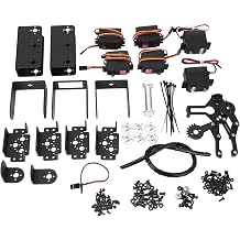 Robot Mechanical Arm Claw Kit, Industrial Robot Mechanical Arm, Automatic Robot Parts for University Teaching Other Scenarios