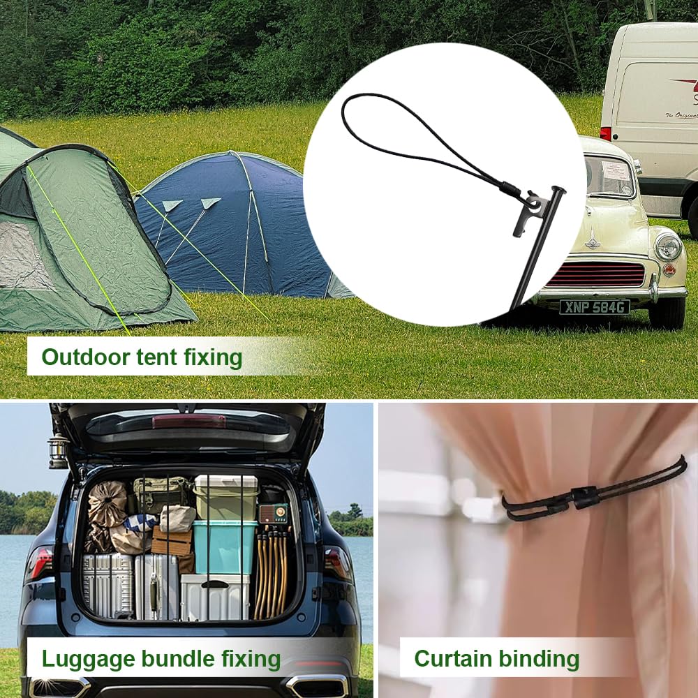 Tendeur - Ensemble De 20 Tendeurs élastiques Avec Crochets, 5