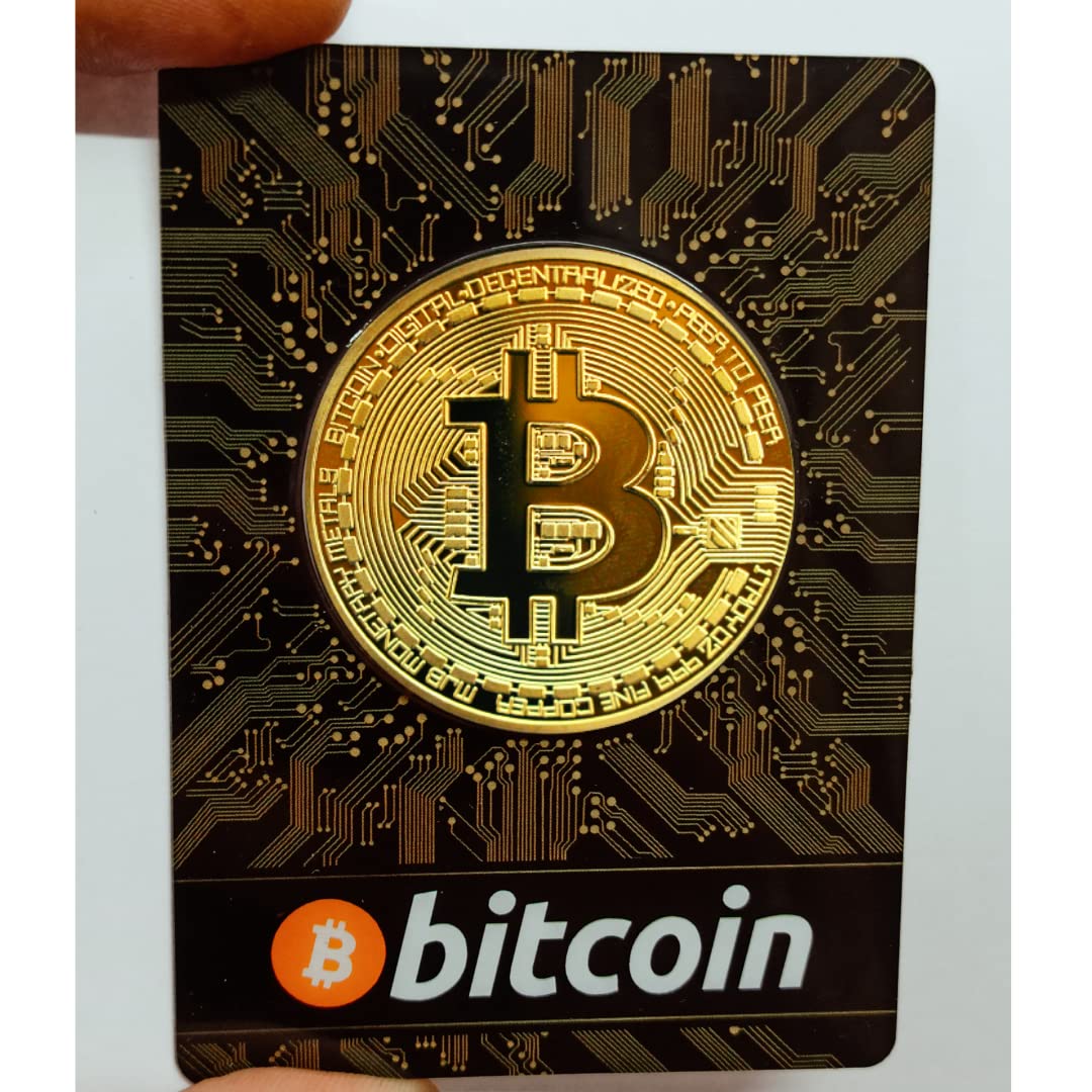 Adiman Bitcoin Real Metal 1 Oz Bitcoin Coin With Blister | Desertcart  Seychelles