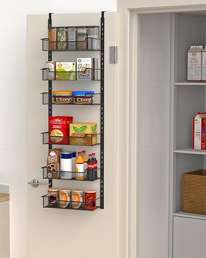 Over-the-Door Utility Racks for maximizing vertical space – smart storage solution for budget cleaning hacks