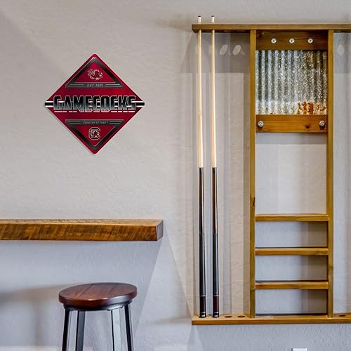 Miniatura 20 de Rico Industries NCAA - Letrero de metal estándar de 16.5 x 16.5 pulgadas, decoración del hogar, dormitorio, oficina, cueva de hombre