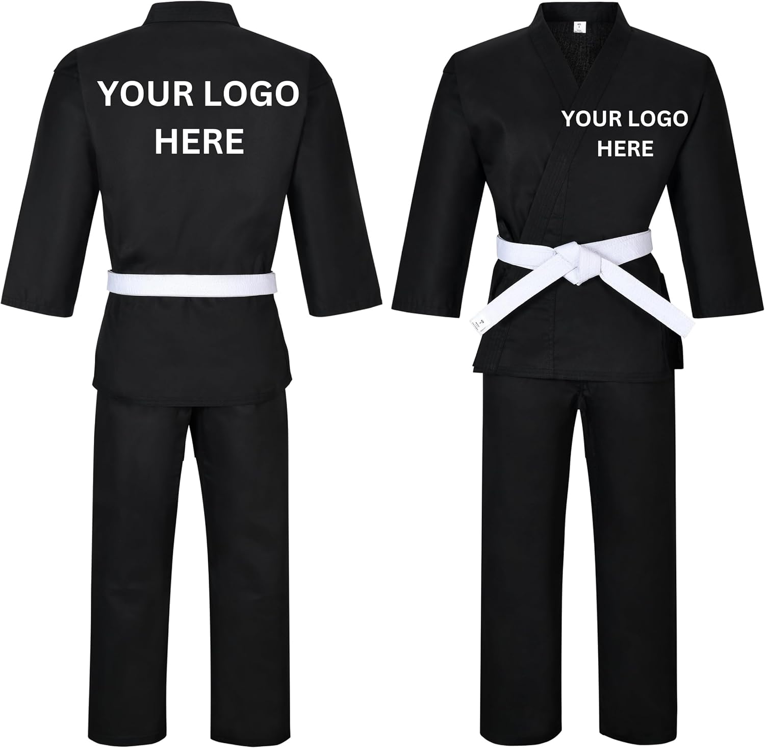 Knockout Fight Gear Customized Karate Uniform 7.5oz Medium Weight With Your Logo & Screen Printing For Kids & Adults