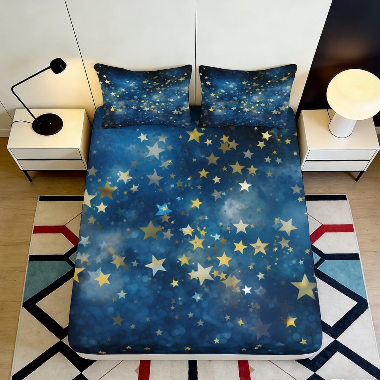3D Printed Shiba Inu Fitted Sheet Microfiber Deep Pocket Shiba Mattress Fitted Cover for Bedroom Bedding 90x200x25cm