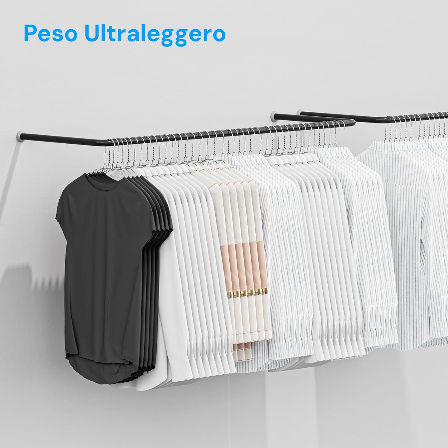 10 Grucce Appendiabiti In Acciaio Inox Sottili E Resistenti - Porta Tutto Senza Ingombro, Fino A 11,3 Kg Di Carico! - Foto 11