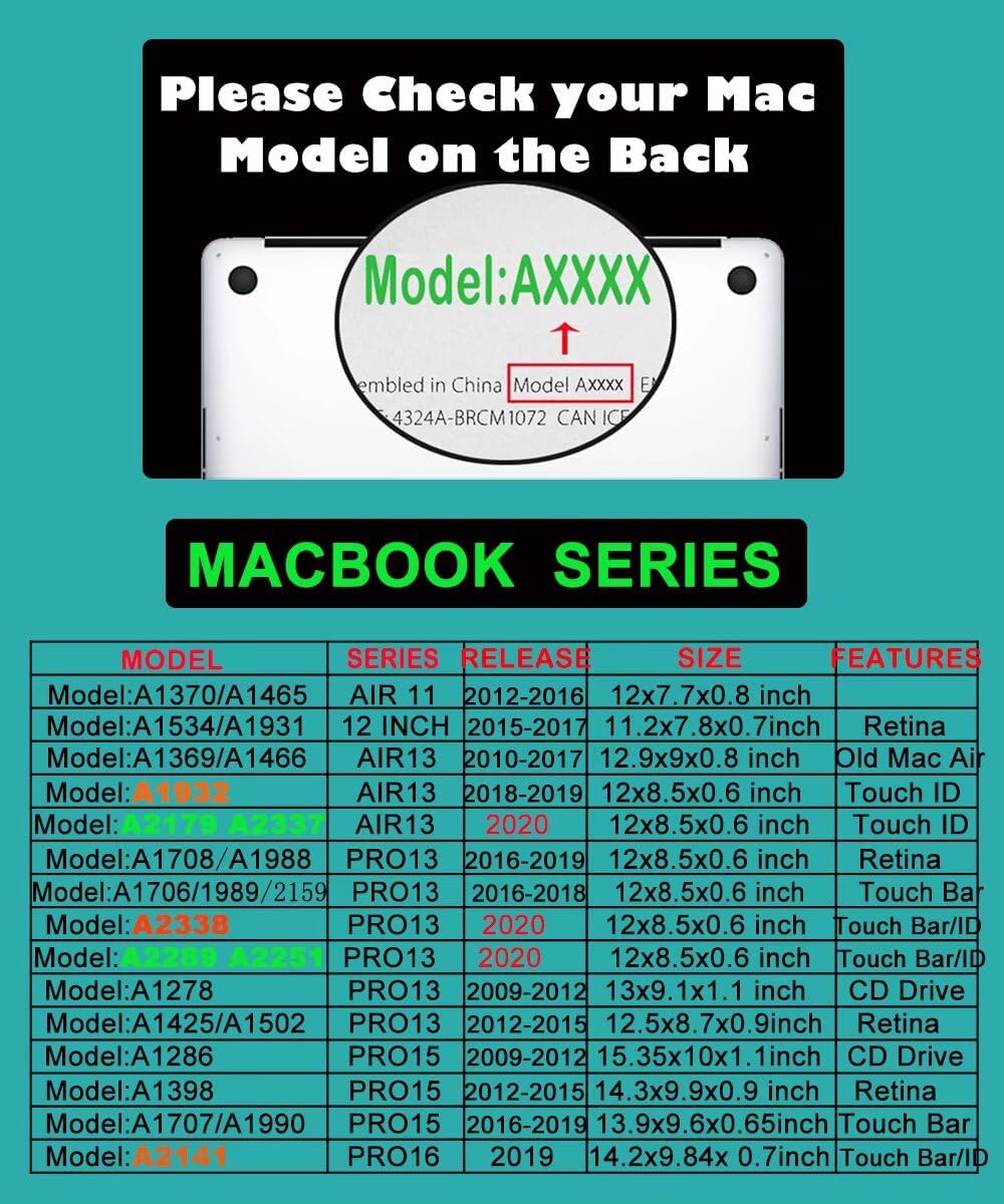 for Old MacBook Pro 13 inch Case (CD Drive) A1278 2010-2012, Black Flower 4 in 1 Bundle Exquisite Finish Plastic Hard Shell Set