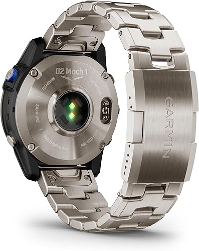 Miniatura 6 de Garmin D2™ Mach 1, reloj inteligente aviador con pantalla táctil con mapa móvil GPS, tiempo de aviación, características de salud y bienestar y más,