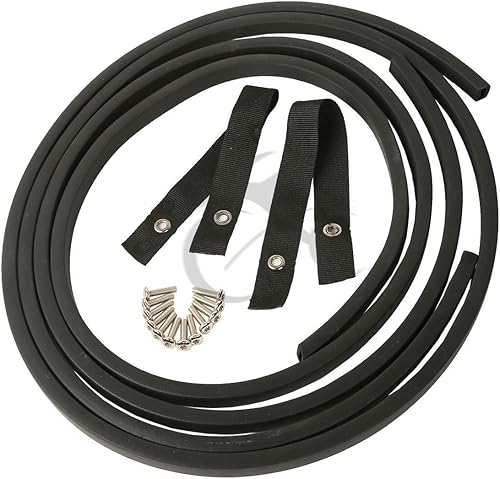 Miniatura 6 de TCT-MOTORPARTS Tapas de altavoz de alforjas dobles ABS de 6 x 9 pulgadas para modelos Harley Touring 1993-2013 FLT FLHT FLHTCU FLHRC Road King