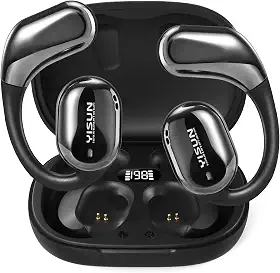 YISUN Fones de ouvido de tradução em tempo real, tradutor de IA com tradução de 163 idiomas e acentos, fones de ouvido sem fio OWS bateria longa para viagens, negócios, aprendizagem, iOS Android