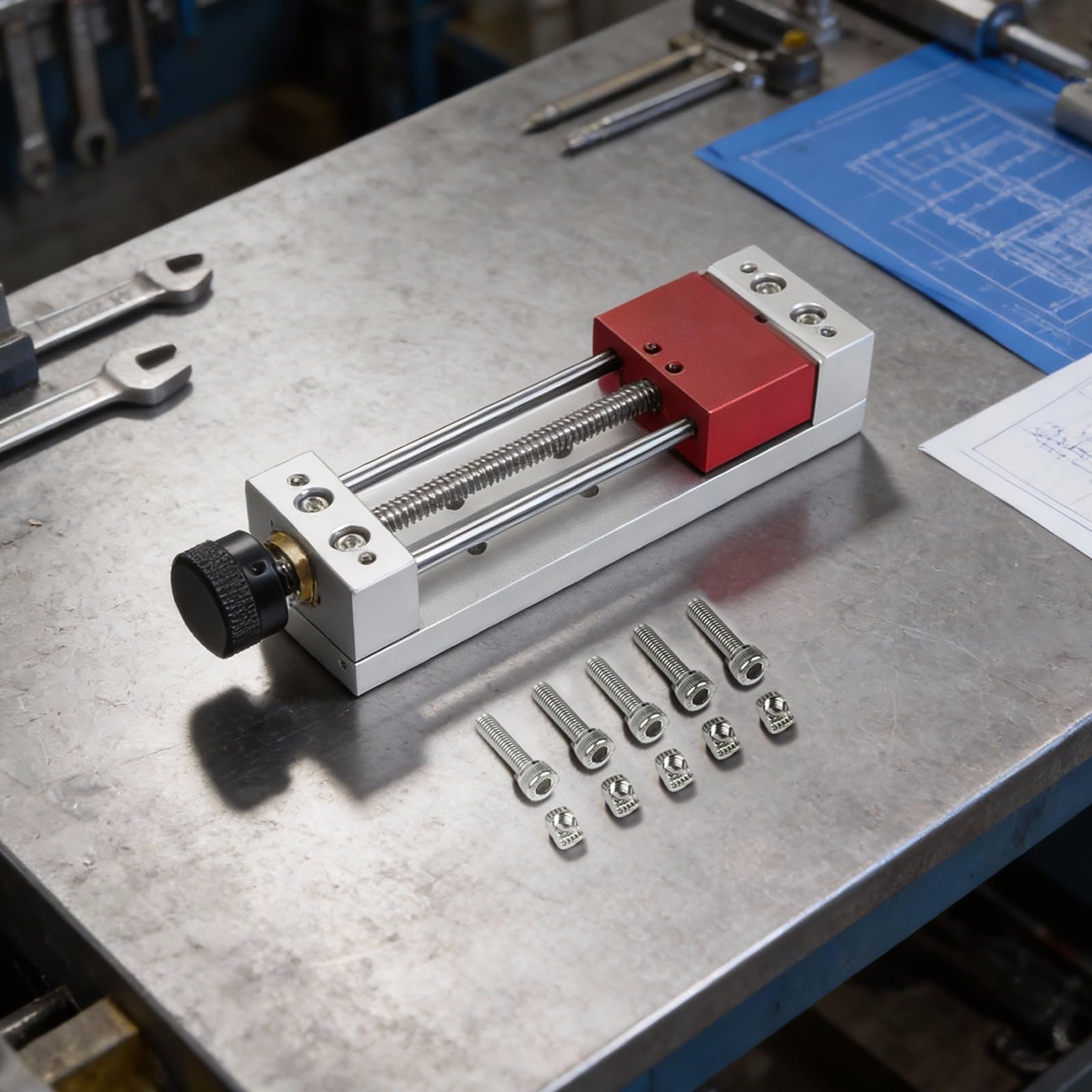 Tornillo de banco LTY-59100 para máquina de grabado de perforación CNC, mesa de soldadura pequeña de aleación de aluminio con ranura para fijación de PCB y trabajo hecho a mano