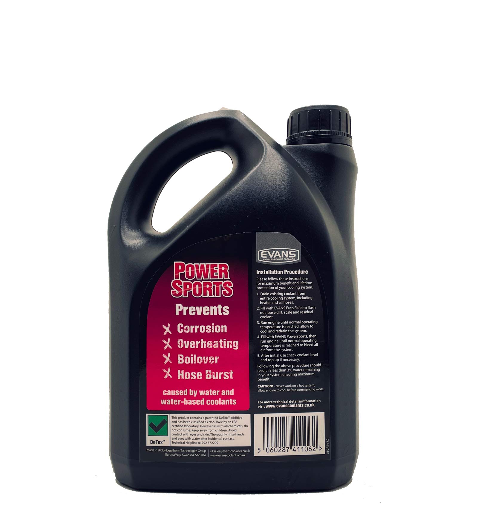 Evans PowerSports Liquido Refrigerante Senza Acqua (Motocicletta, Moto) (2 Litri)