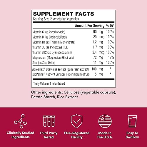 Miniatura 5 de Penetrex Suplemento de glicinato de magnesio clínicamente estudiado para apoyo articular, muscular y nervioso – Comodidad en 5 días con extracto