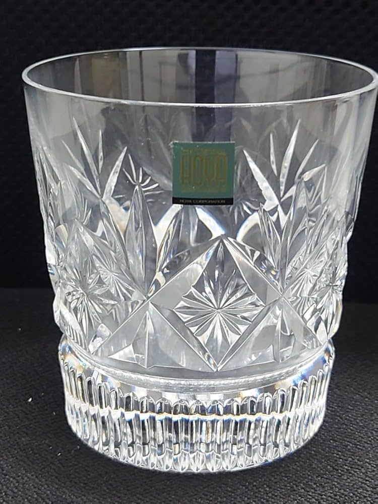 HOYAクリスタル Qカット一口ビールグラス