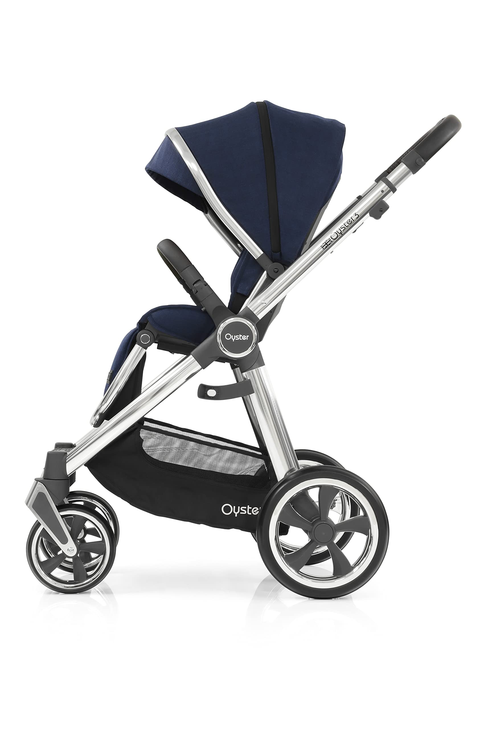 Babystyle Oyster 3 Sac de couchage pour siège de voiture avec miroir Bleu marine