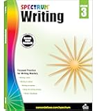Spectrum Writing Grade 3, Ages 8 to 9, 3rd Grade Writing Workbook, Informative, Opinion, News Report, Letter, and Story Writing Prompts, Writing Practice for Kids - 136 Pages