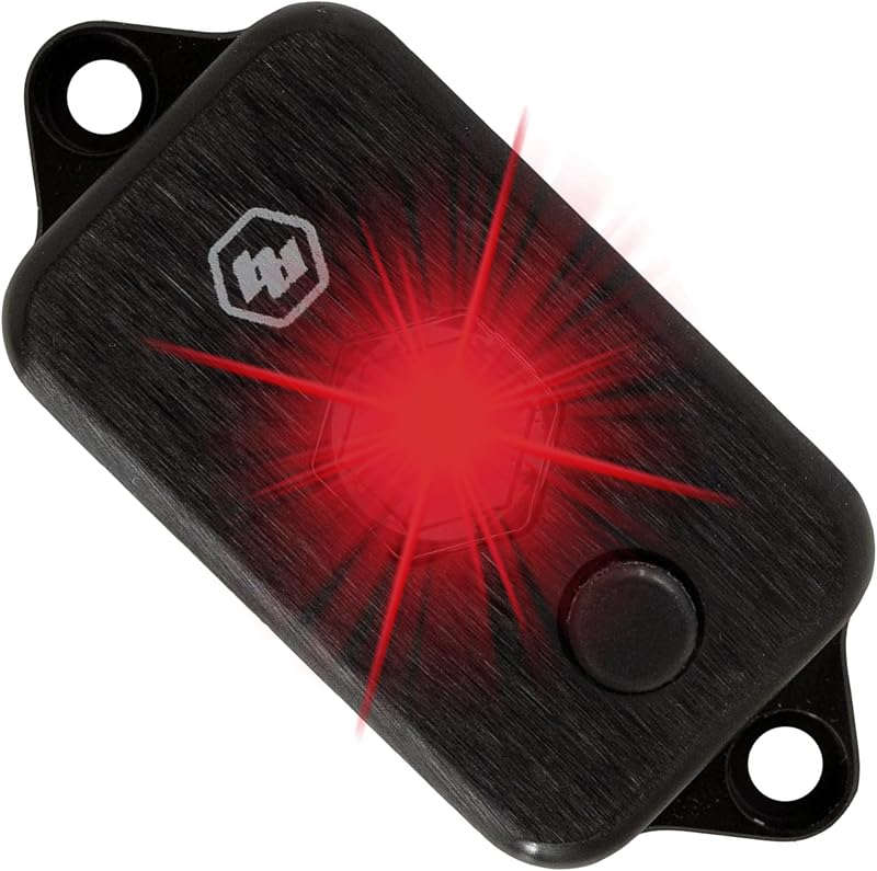 Luz de teto LED Baja Designs com interruptor, lente vermelha – 1 unidade