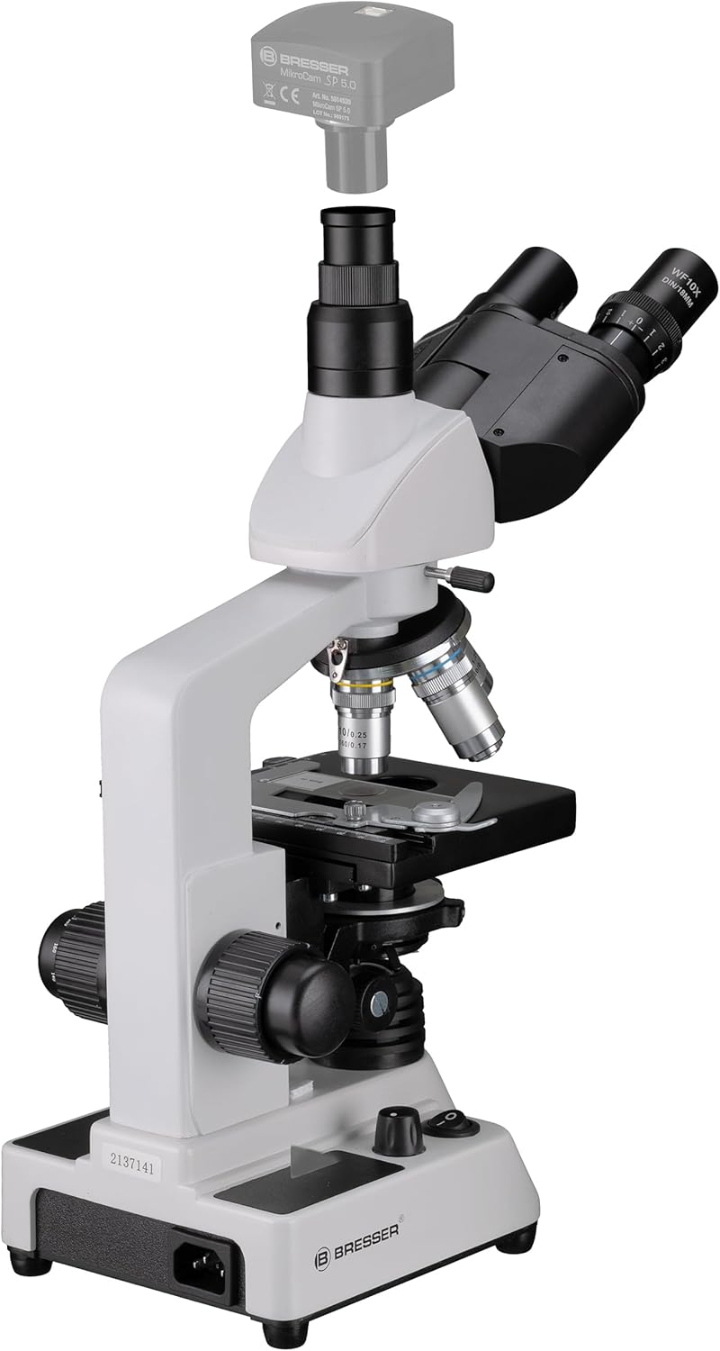 Bresser Trino Researcher II 40-1000x Trinocular Head Microscope 5723100