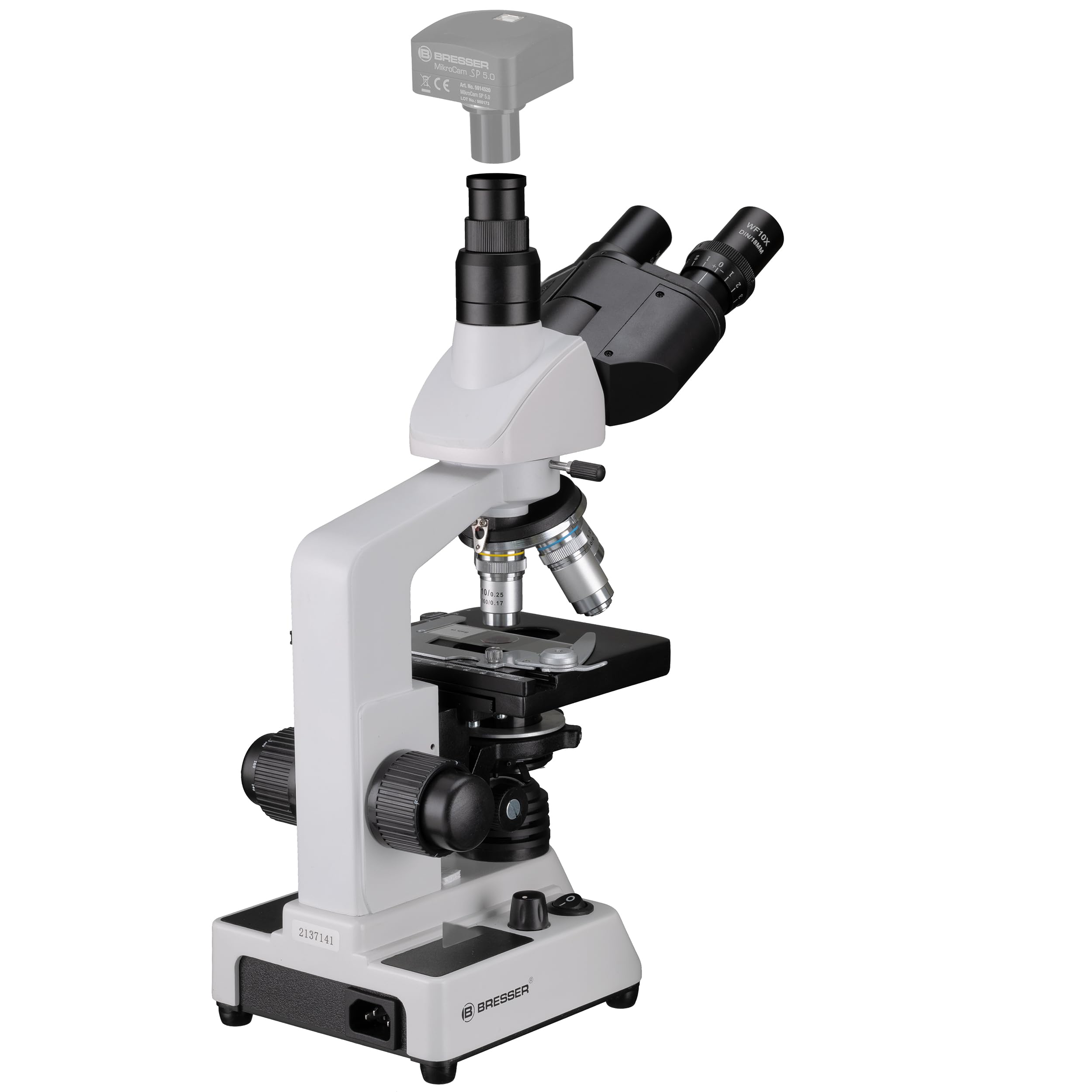 Bresser Researcher Trino 40-1000x Microscopio