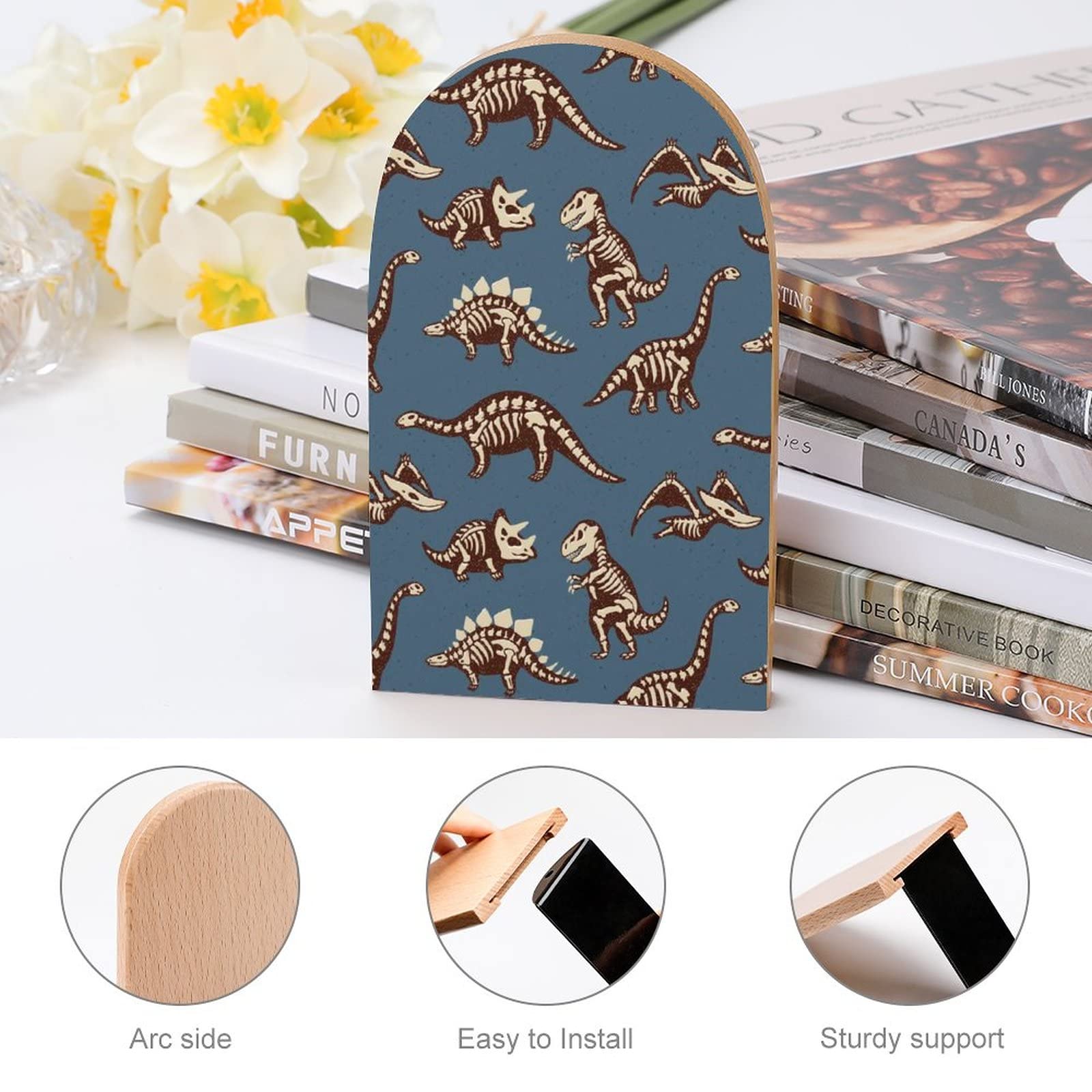 Support Livres Bureau VicBou Lot De 7 Serre-livres En Métal - Bloque Livres Antidérapants Pour Bibliothèque, Bureau Ou école - Noir (13x10x7 Cm) Reggilibri Da Mensola